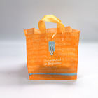 Изготовленная на заказ напечатанная хозяйственная сумка поли PE логотипа пластиковая с квадратным дном