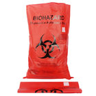 Красные желтые полиэтиленовые пакеты Biohazard автоклава для сумки больницы клинической ненужной, медицинской ненужной сумки