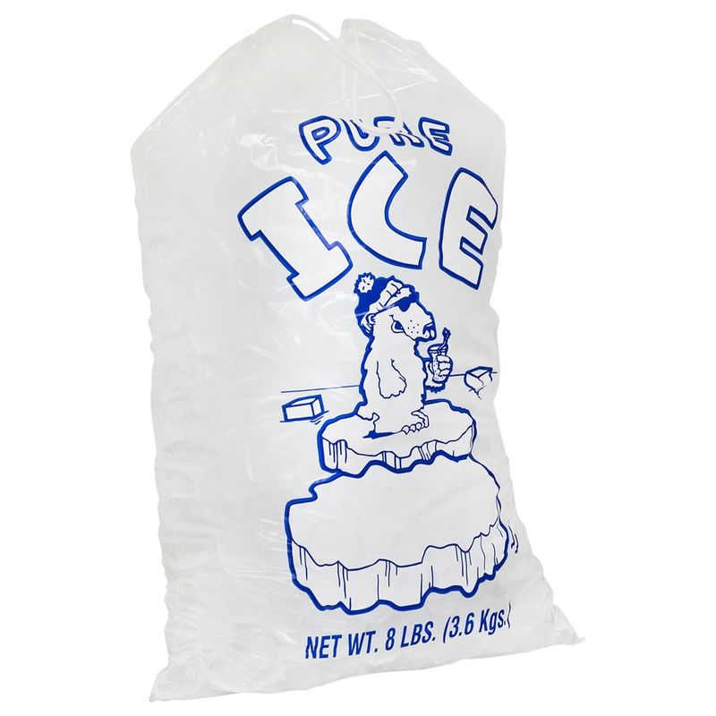 устранимый Gravure PE 8lb печатая многоразовые сумки льда с Drawstring