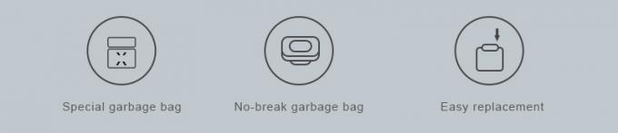 Настраиваемые синие 26 см HDPE кошачий мусор пополняет мешки для Джинна ведра 2