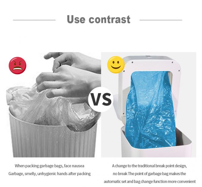 Настраиваемые синие 26 см HDPE кошачий мусор пополняет мешки для Джинна ведра 9