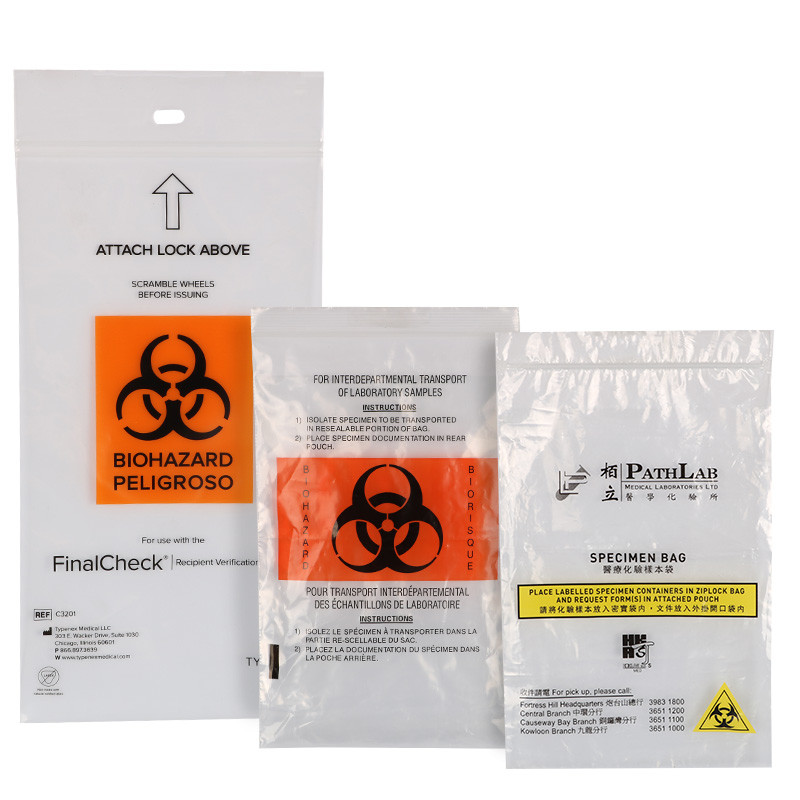 полиэтиленовые пакеты Biohazard 95kpa