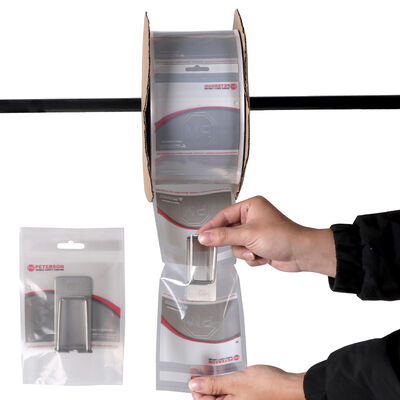 Заказные предварительно открытые пакеты из LDPE на роликах для автоматических упаковочных машин