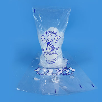 Полиэтиленовые пакеты Drawstring ODM OEM LDPE качества еды для хранения льда