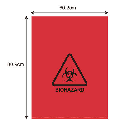 Красная толщина переход образца 39 микронов кладет Biohazard в мешки больницы